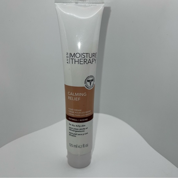 $8 🌸 Avon Therapy Calming Relief Hand Cream Oatmeal/Avoine ~ NEW - Picture 4 of 8
